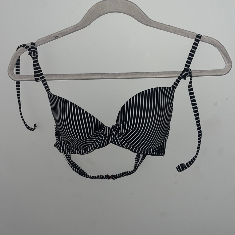 shade and shore striped bikini top